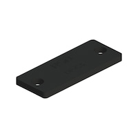 Deckplatte DIN 3015-2, Einfache Ausführung (DP-A), W.TEC-Serie