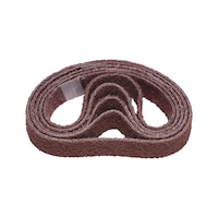 Fleece sanding belt for tube belt sander