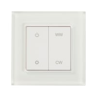 Wall switch with double rocker for LED-T-12-4 AW