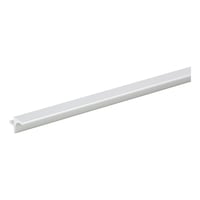 Aluminium recessed handle, type OV For cabinets without handles on the front