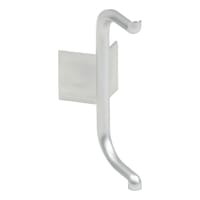 External corner For aluminium recessed handle, C shape, horizontal