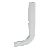 End cap For aluminium recessed handle, L shape, open, horizontal