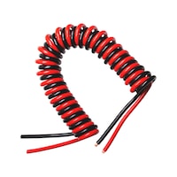 Coiled cable 2x35&nbsp;mm2 without connectors