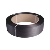 Plastic band PP (for carriage), black