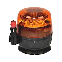 Rotating LED beacon with magnet