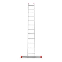 Lower ladder part for aluminium extension ladders