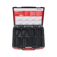 Thin-walled heat-shrink hose assortment 130 pieces in system case 4.4.1.