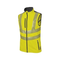 Neon high-visibility vest