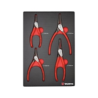 System assortment 4.4.1, circlip pliers straight 4 pieces