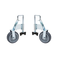 Transport rollers For aluminium standing ladder with steps, riveted/aluminium single ladder with steps, riveted