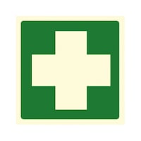 First aid sign, cross