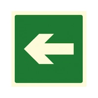 First aid sign, arrow