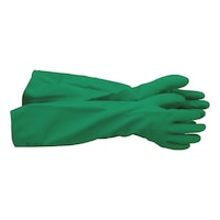 Chemical protective glove, nitrile, Sol-Vex