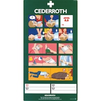 Hätäensiapuohjetarra Cederroth