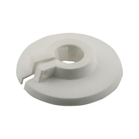 Cover plate for pipe through hole, white