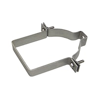 Pipe clamp for pole mounting