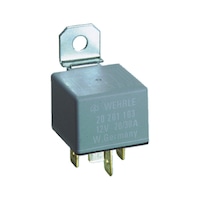 Relay with 12 V diode, fastener