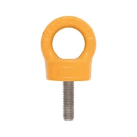 Stainless steel ring bolt PSA EN795 var. screw le.