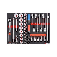 System assortment 8.4.1, socket wrench 1/2 inch 43 pieces
