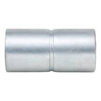 Sleeve connector steel armoured pipe hot dip galv.