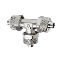 T connector for pneumatic pipes