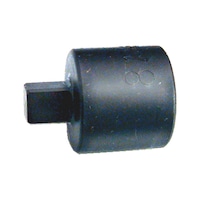 Oil drain plug wrench for 1/2-inch screwdriver