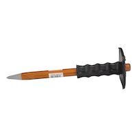 Pointed chisel with PVC handle