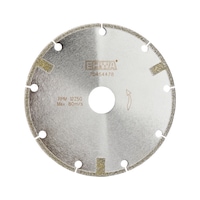 Diamond cutting disc fibreglass