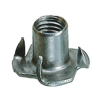 Drive-in nut, steel, uncoated