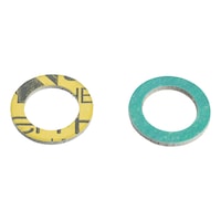 Solar flat gasket For flat-sealing screw joints of thermal solar collectors