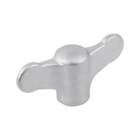 Wing handle nut, A2 stainless steel, blasted