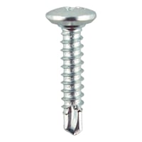 FBS steel zinc plated pan head H with drill tip