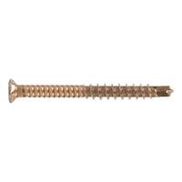 ASSY<SUP>®</SUP>plus 4 A2 SRCS TERRACE terrace construction screw A2 stainless steel, vintage partial thread, raised countersunk head