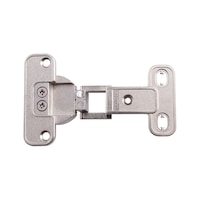 Single-joint hinge OBS 8 screw-on mounting