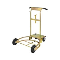 Drum trolley with 4 wheels