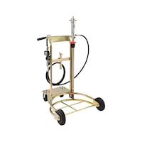Pneumatic oil pump set, mobile trolley