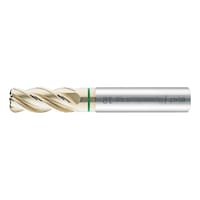 HPC end mill with corner radius Speedcut 4.0-Universal, long, optional, four cutting edges, uneven angle of twist gradient