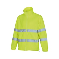 High visibility fleece jacket single colour