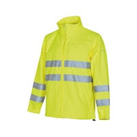 High visibility softshell jacket single colour