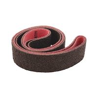 Non-woven sanding belt For RED PERFECT<SUP>®</SUP> 3D stationary contact grinding machines