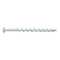 W-PS autoclaved aerated concrete screw with pan head, zinc-plated steel for secondary attachments in autoclaved aerated concrete