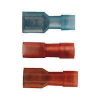 Crimp push connector, fully insulated, PA