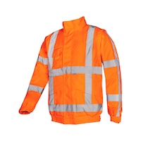 Hi-vis jacket class 3 With zip-out sleeves and removable inner lining