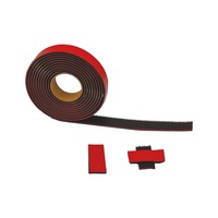 Black self-adhesive fastening tape DUOTEC