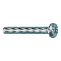 DIN 7985 screw steel zinc plated slotted PH WIP