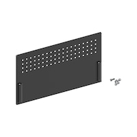 Flat perforated panels For installing brackets