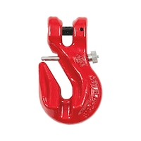 Parallel hook with clevis and lock QC 8