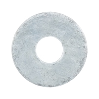 Flat washers  with large external diameter 