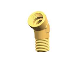 45° BRK connector with bulkhead fitting