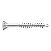 ASSY<SUP>®</SUP>plus 4 A2 SRCS wood façade screw A2 plain stainless steel partial thread small raised countersunk head 60°